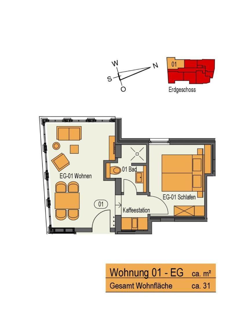 Woge2 Appartement 1 بوركم المظهر الخارجي الصورة